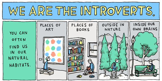 Strip: we are the introverts